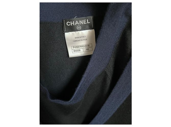 Chanel-Kaschmirkleid und Weste Mehrfarben - Ansicht 2