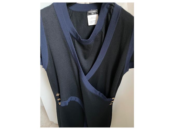 Chanel-Kaschmirkleid und Weste Mehrfarben - Ansicht 3