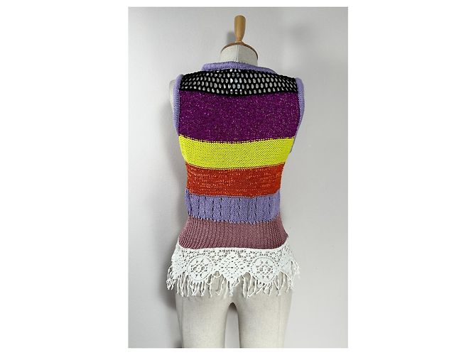 Christian Lacroix Bazar Stricktanktop mehrfarbig Mehrfarben - Ansicht 4
