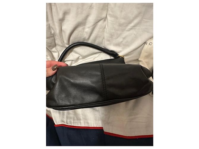 Sac à main Marc by Marc Jacobs en cuir noir et doré Bijouterie dorée - vue 16