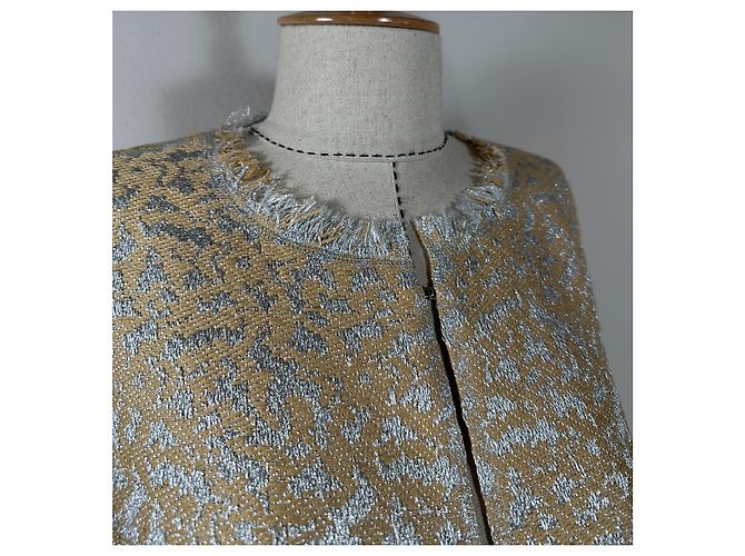 Escada Chaqueta de blazer de algodón y viscosa multicolor - vista 2