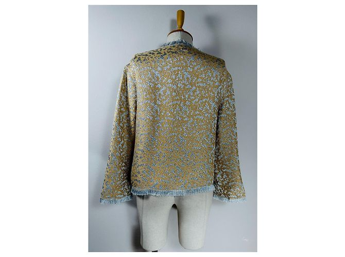 Escada Chaqueta de blazer de algodón y viscosa multicolor - vista 4