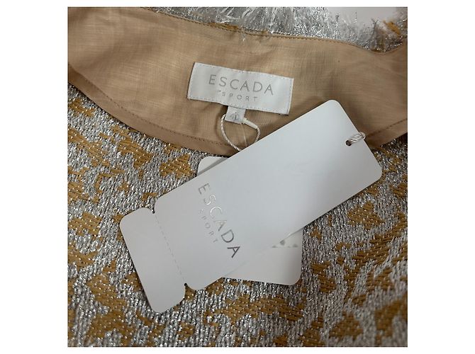 Escada Chaqueta de blazer de algodón y viscosa multicolor - vista 6