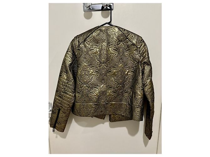 Giacca Zadig & Voltaire Luna Deluxe Nera Oro Nero D'oro - vista 3