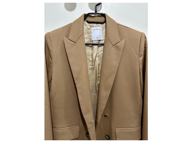 Sandro Blazer Camel Wolle Kamel - Ansicht 2