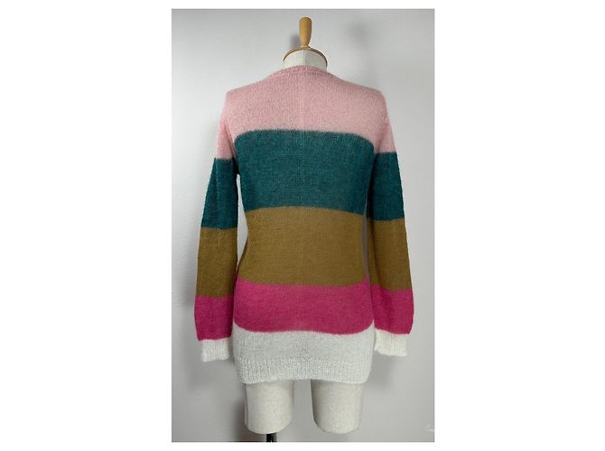 Marella i Blues Pullover Alpakawolle Mohair Mehrfarben - Ansicht 3