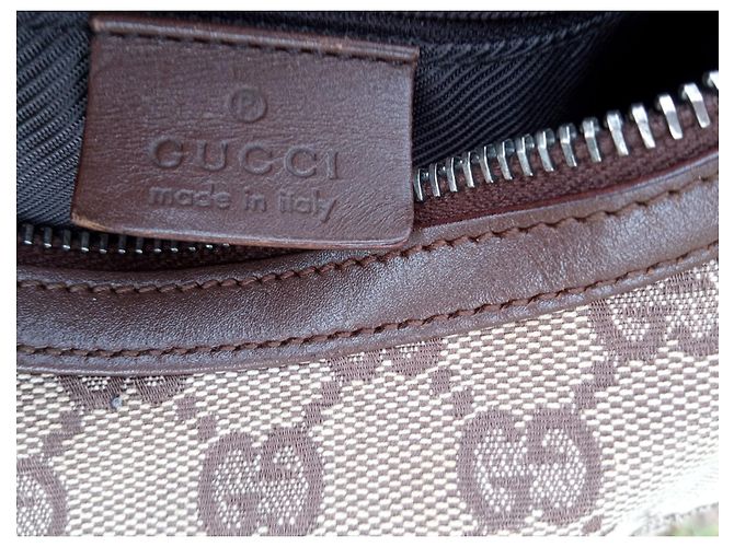 Marmont Gucci Hobo Bag Monogram GG kleiner Verschluss braun - Ansicht 6
