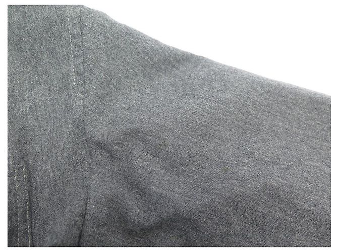 ARNYS FORESTIERE JACKET L 54 ANTHRACITE FELT ROUND COLLAR COAT JACKET COAT Dark grey - view 8