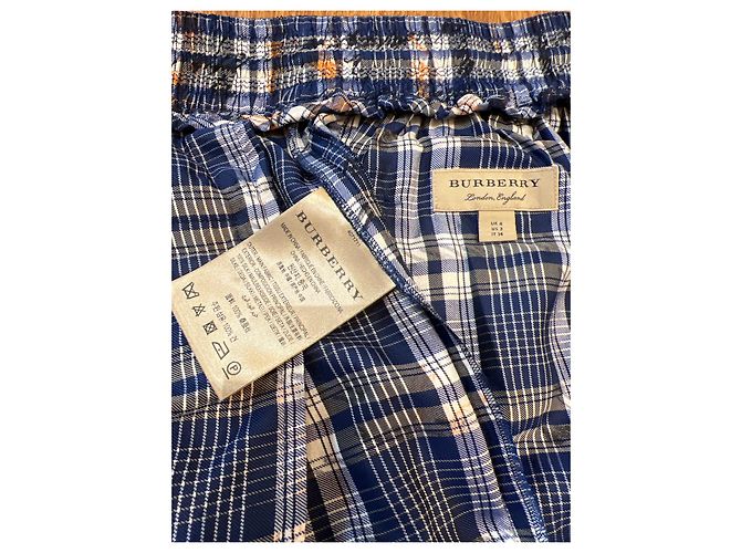 Conjunto de Calça Burberry em Seda Estilo Pijama Multicor - vista 10