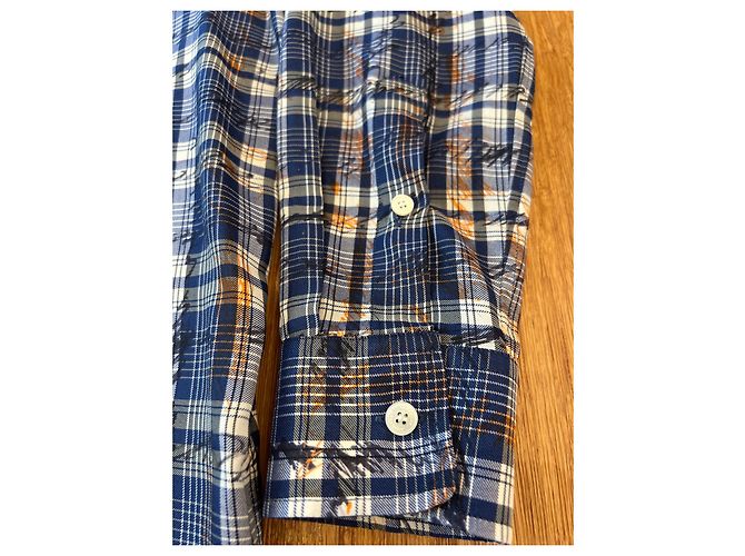 Conjunto de Calça Burberry em Seda Estilo Pijama Multicor - vista 4