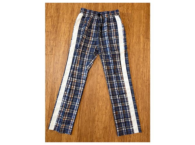 Conjunto de Calça Burberry em Seda Estilo Pijama Multicor - vista 7