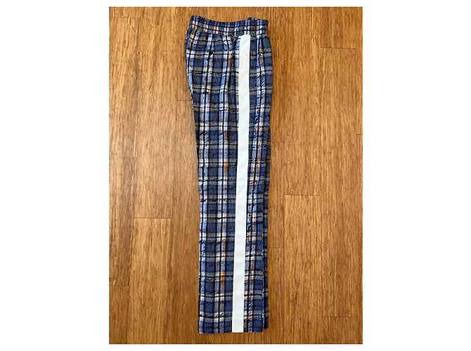 Conjunto de Calça Burberry em Seda Estilo Pijama Multicor - vista 8