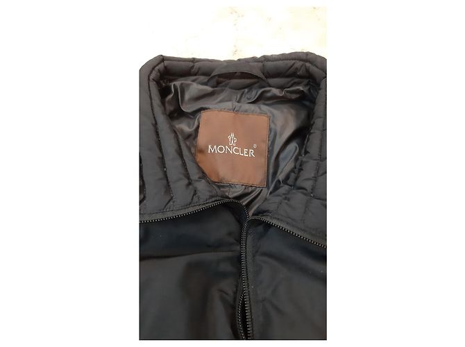 Moncler Chaqueta Larga Acolchada Negra Negro - vista 3