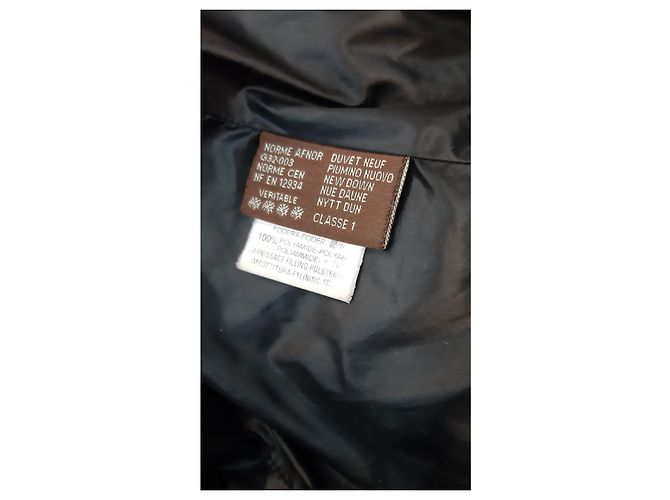 Moncler Chaqueta Larga Acolchada Negra Negro - vista 4