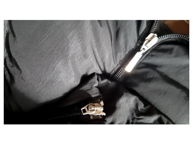 Moncler Chaqueta Larga Acolchada Negra Negro - vista 6