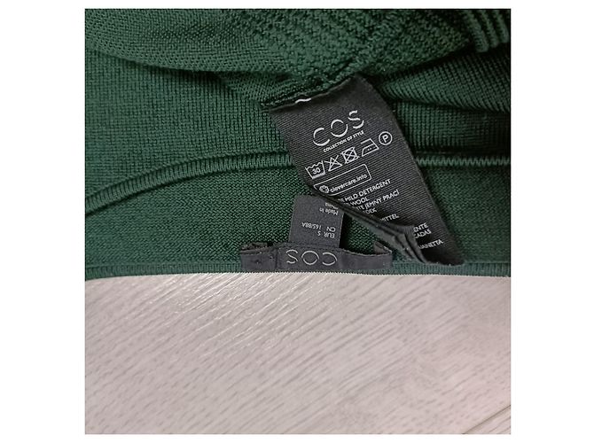 Cos Malha de lã verde - vista 4