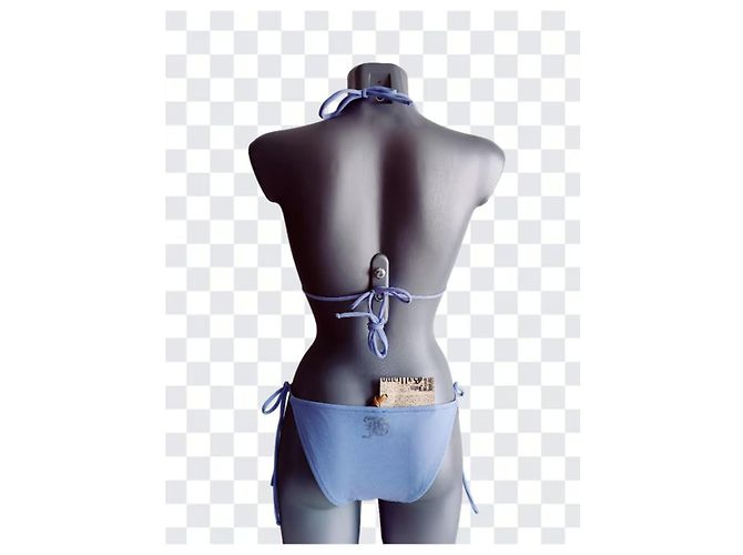 Bikini John Galliano Lavanda con Strass - vista 3
