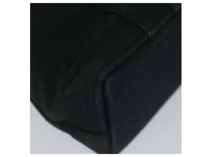 Hermès HERMES Troca Horizontal MM Einkaufstasche Canvas Schwarz Braun Auth bs10304 - Ansicht 14