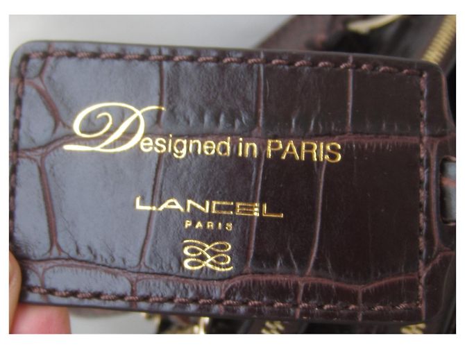 Lancel Adjani Ledertasche Dunkelbraun - Ansicht 11