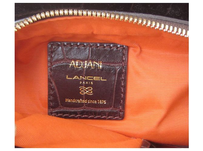 Lancel Adjani Ledertasche Dunkelbraun - Ansicht 14