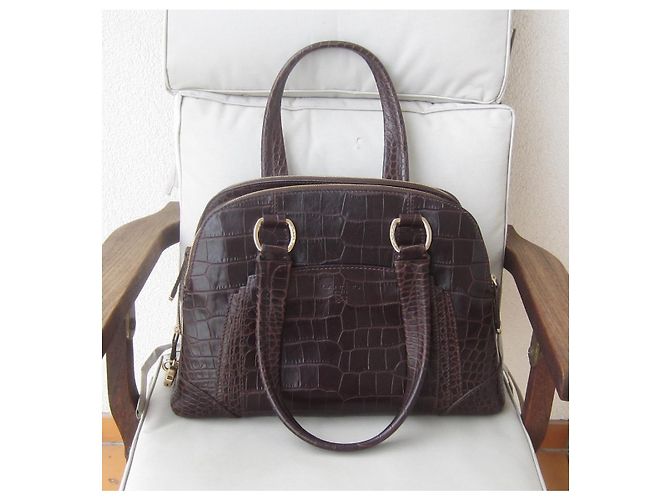 Lancel Adjani Ledertasche Dunkelbraun - Ansicht 2