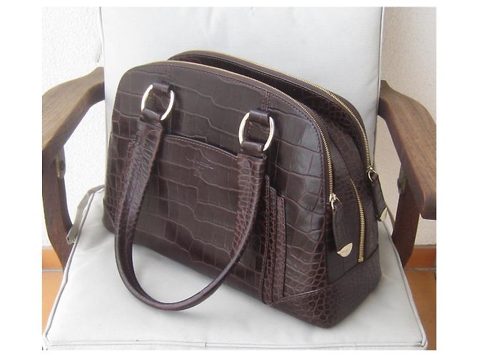 Lancel Adjani Ledertasche Dunkelbraun - Ansicht 3