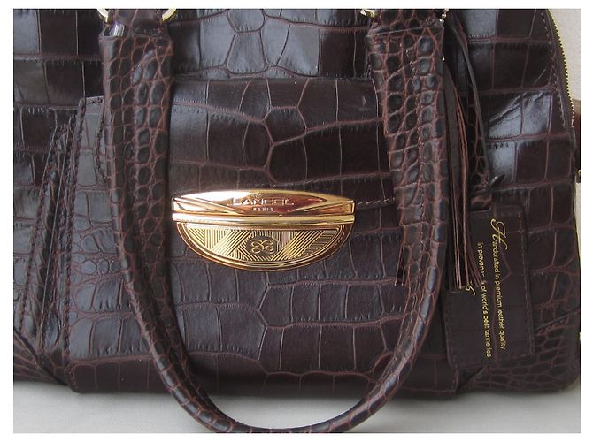 Lancel Adjani Ledertasche Dunkelbraun - Ansicht 4