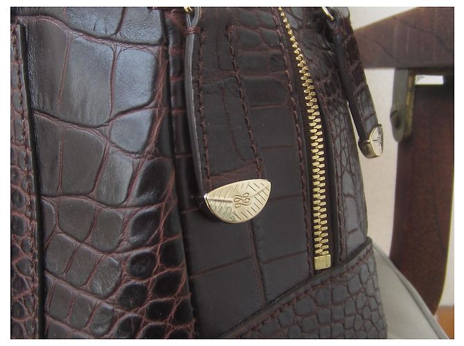 Lancel Adjani Ledertasche Dunkelbraun - Ansicht 8