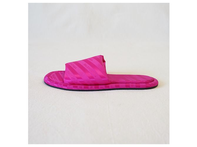 Sandali Balenciaga Hotel Rosa Fuchsia Jacquard Fuschia - vista 6