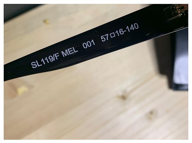 Yves Saint Laurent SAINT LAURENT SL 119 e-mail 001 Nero - vista 6