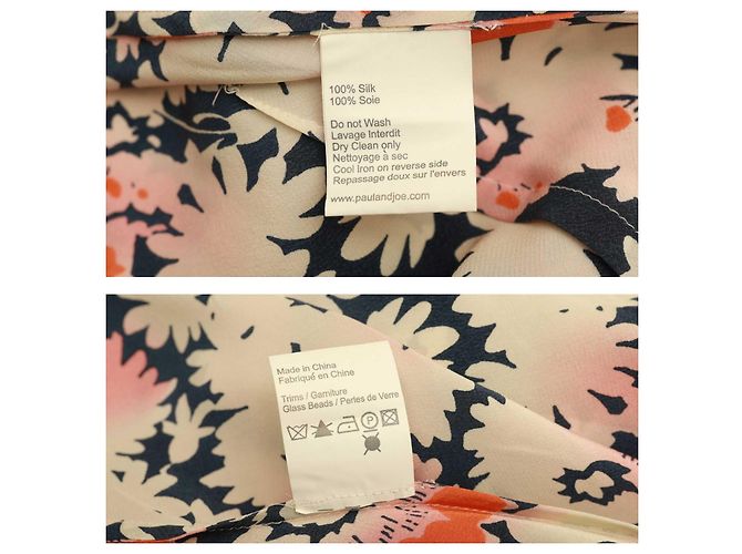 Paul & Joe Floral Silk Cami Top Multicolor Sleeveless Blouse Multiple colors - view 5