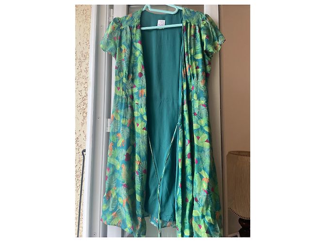 Autre Marque Vestido envelope de seda Soi - vista 2