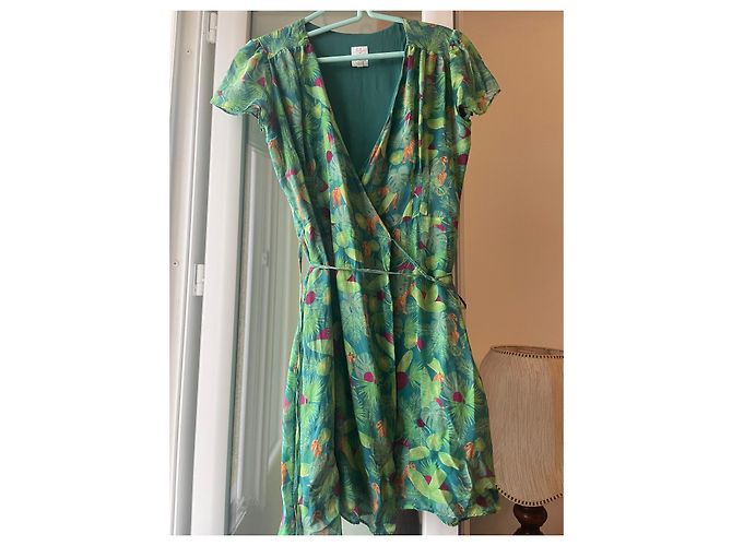 Autre Marque Vestido envelope de seda Soi - vista 3