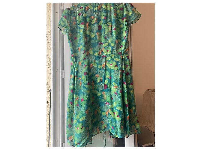 Autre Marque Vestido envelope de seda Soi - vista 5