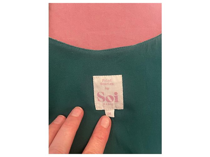 Autre Marque Vestido envelope de seda Soi - vista 8