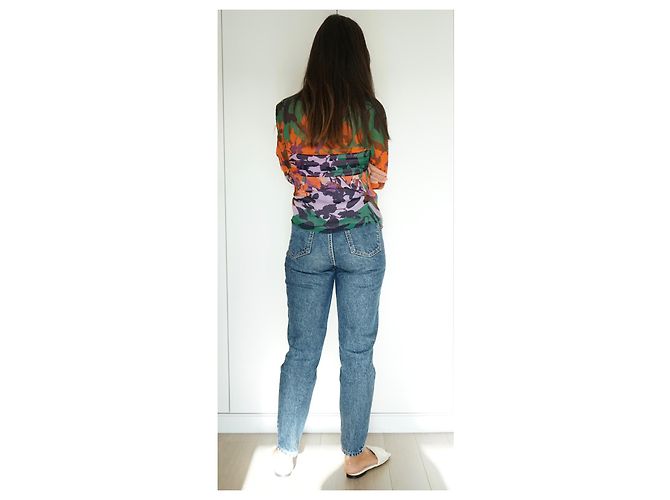 Camisa de seda Bcbg Max Azria con estampado de flores Multicolor - vista 6