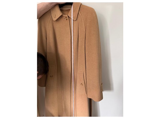 Abrigo Burberry de pelo de camello Camel - vista 10