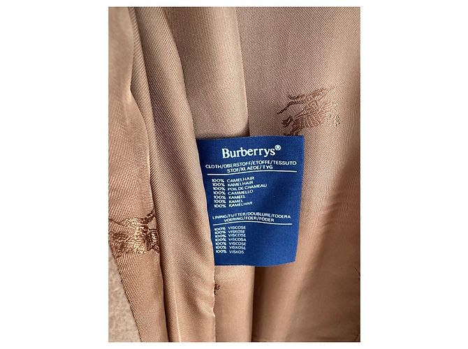 Abrigo Burberry de pelo de camello Camel - vista 5