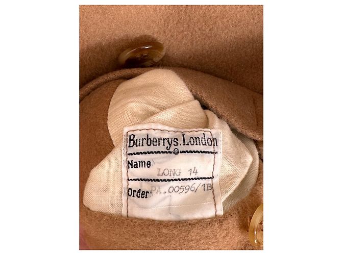 Abrigo Burberry de pelo de camello Camel - vista 7