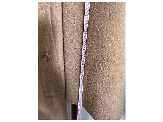 Abrigo Burberry de pelo de camello Camel - vista 9