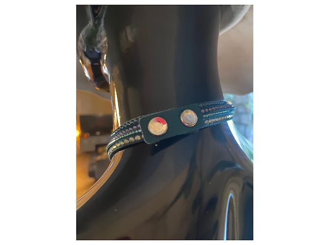 Swarovski Slake Bracciale di Cristalli Blu - vista 2