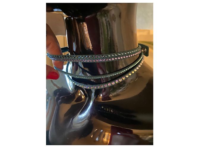 Swarovski Slake Bracciale di Cristalli Blu - vista 4