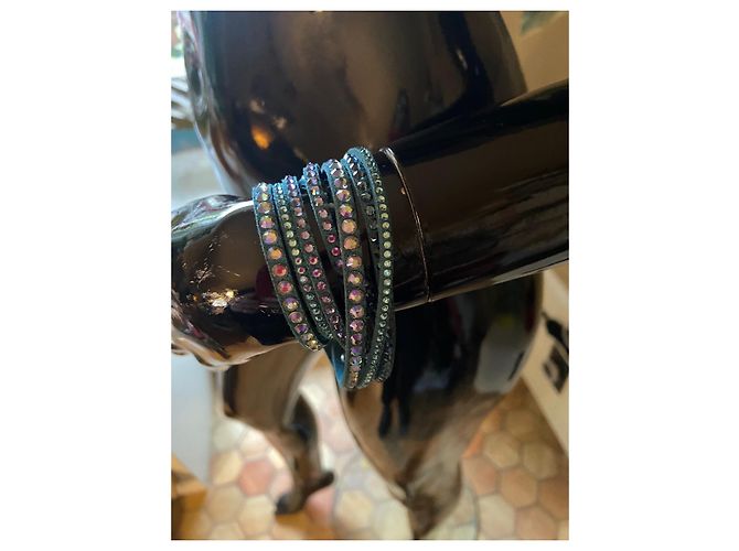 Swarovski Slake Bracciale di Cristalli Blu - vista 5