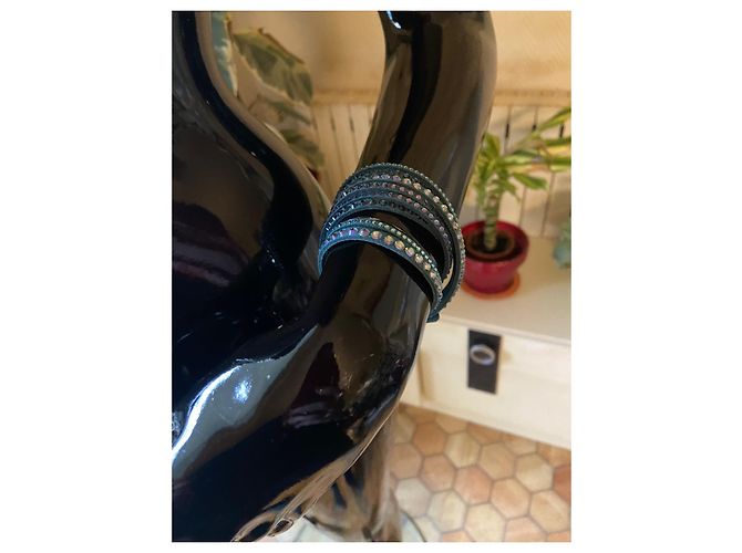 Swarovski Slake Bracciale di Cristalli Blu - vista 6