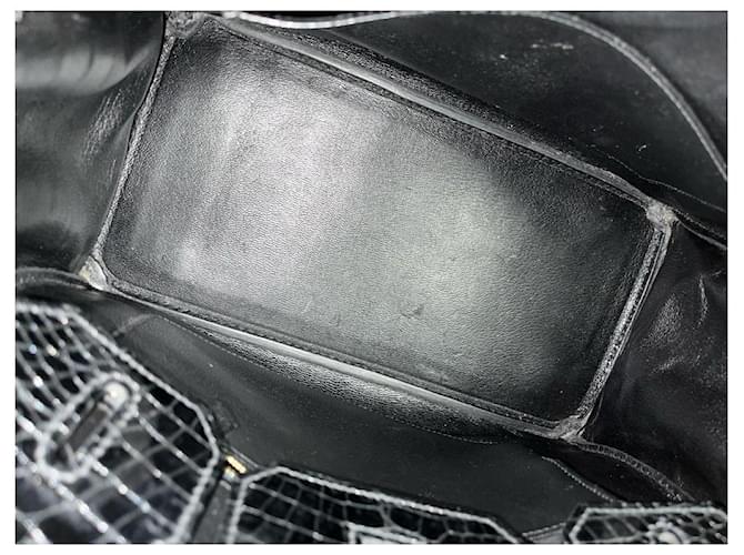 Hermès Birkin 30cm Coccodrillo Nero - vista 10