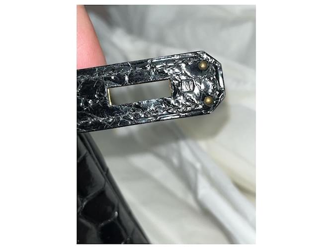 Hermès Birkin 30cm Coccodrillo Nero - vista 3