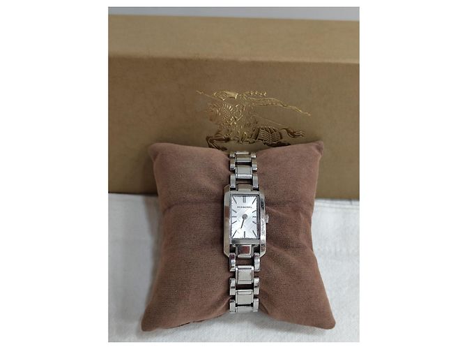 Orologio Burberry in acciaio argentato Argento - vista 3
