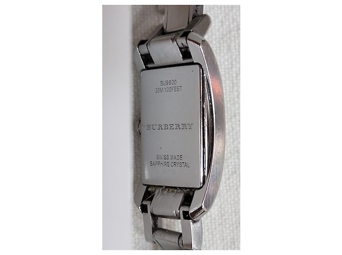 Orologio Burberry in acciaio argentato Argento - vista 4