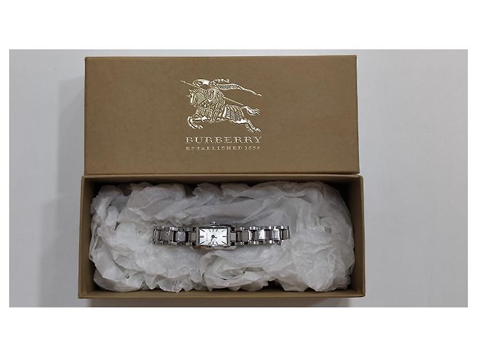 Orologio Burberry in acciaio argentato Argento - vista 6