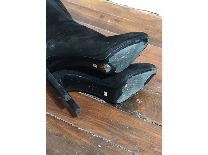 Stivali ROBERTO CAVALLI T.EU 39 Camoscio Nero - vista 7